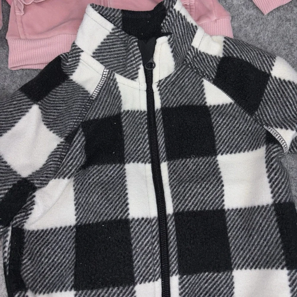 Baby Girls Jackets Coats 12 Months Lot Of 11 Winter Full Zip Mixed Hooded Fleece